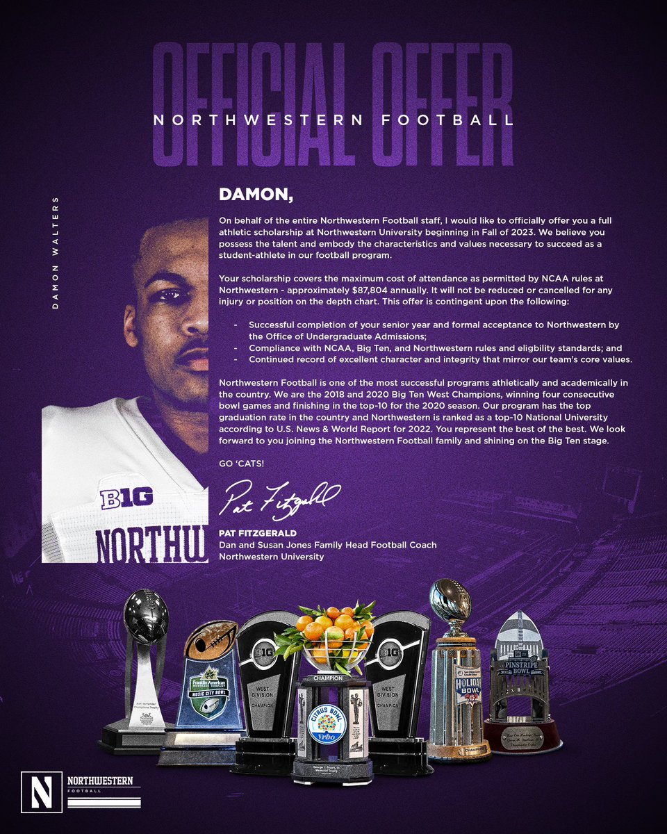 Thankful.💜
<a href="/NUFBFamily/">Northwestern Football</a> #GoCats