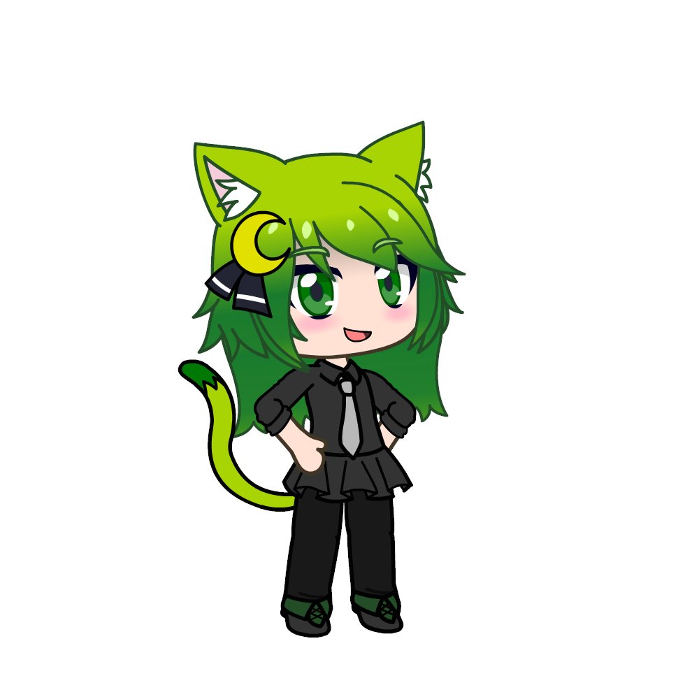 That Green Neko On Twitter Teathedemon This Is A Design Made In