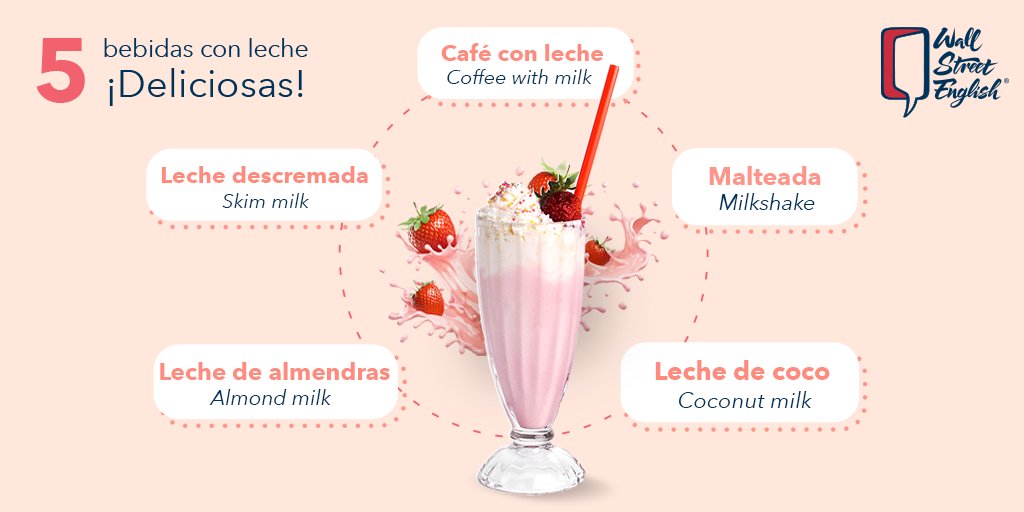 wseecu's tweet photo. Hoy queremos enseñarte vocabulario en #ingles relacionado a la leche, este te servirá para llevar tu inglés a otro #nivel. https://t.co/44xhgjumed

#vocabulary #english #learnenglish #grammar #ielts #englishteacher #englishvocabulary #englishlearning https://t.co/Xh3hYUW25f