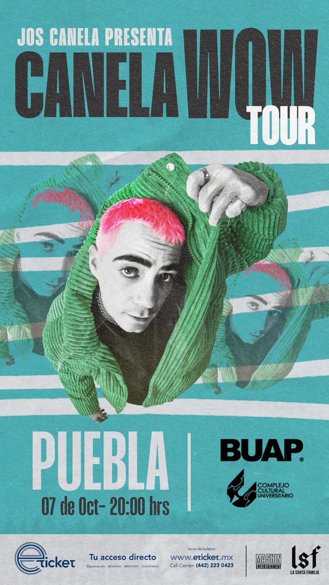 JosDice's tweet photo. CANELA WOW TOUR - PUEBLA - 7 de Octubre https://t.co/GpRbAQfsI6 https://t.co/lLy5i5gF8C