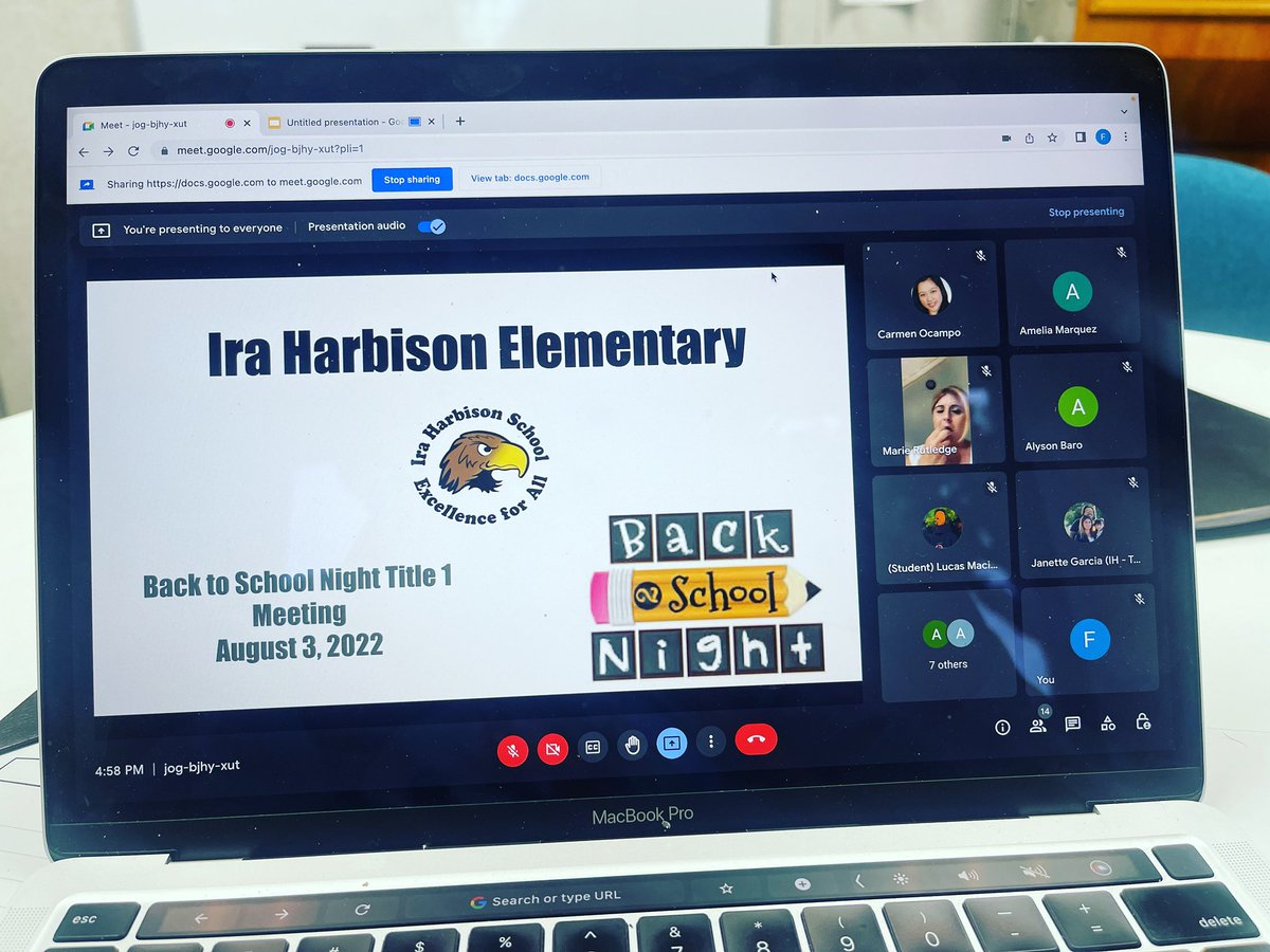 Thank you, Hawk families for attending Virtual Back to School Night! Families add valUe through their collaboration in school communities. Who has the best families? - HARBISON!!!! #NSDnow