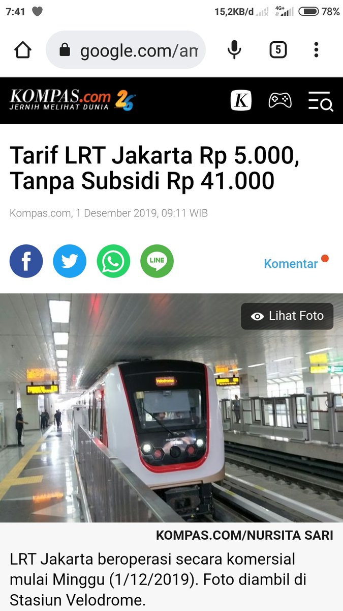 @pasadenasl @CNNIndonesia Subsidinya 36 ribu, kalau kereta cepat Jkt bdng tanpa subsidi tarifnya bakal gede pake banget