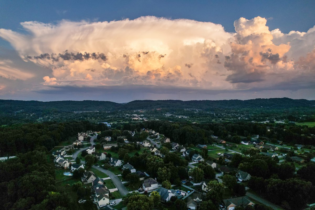 Morgan Grimshaw (@thegrimshaw1) on Twitter photo Thunderstorm right over #knoxville as seen from Powell area right at sunset this evening #tnwx #dronephotography <a href="/wbir/">WBIR Channel 10</a> <a href="/weatherchannel/">The Weather Channel</a> Thunderstorm right over #knoxville as seen from Powell area right at sunset this evening #tnwx #dronephotography <a href="/wbir/">WBIR Channel 10</a> <a href="/weatherchannel/">The Weather Channel</a>