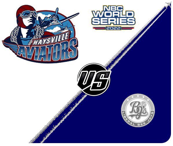 ⚾️NBC WORLD SERIES ⚾️
📅 THURSDAY, August 4
⏰ 12PM
🆚 <a href="/LiberalBeeJays/">Liberal Bee Jays</a> 
📍Tyler Field, Eck Stadium, WSU
📺: bit.ly/watchlivenbc
📊: bit.ly/statslivenbc
🎟: nbcbaseball.com
📲: PointStreak mobile
<a href="/NBCBaseball/">NBC World Series</a>