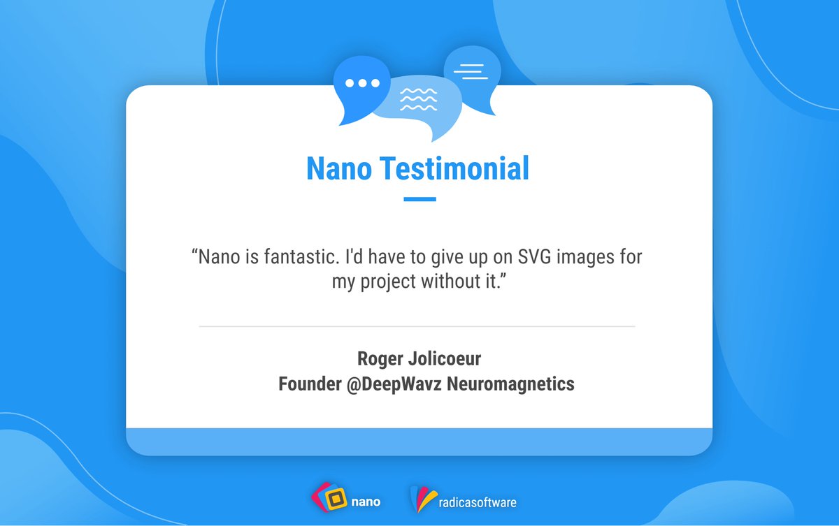 Vectaio's tweet photo. Simply compress your SVG with Nano to save up to 80% of your average bandwidth. We are proud to add value to Roger's project and look forward to to doing more for Nano users in the future. 💪🏻

Compress your SVG here: https://t.co/RuRGtRNPMa  

#RadicaSoftware #nanosvg #electra https://t.co/ytrYEsksEo