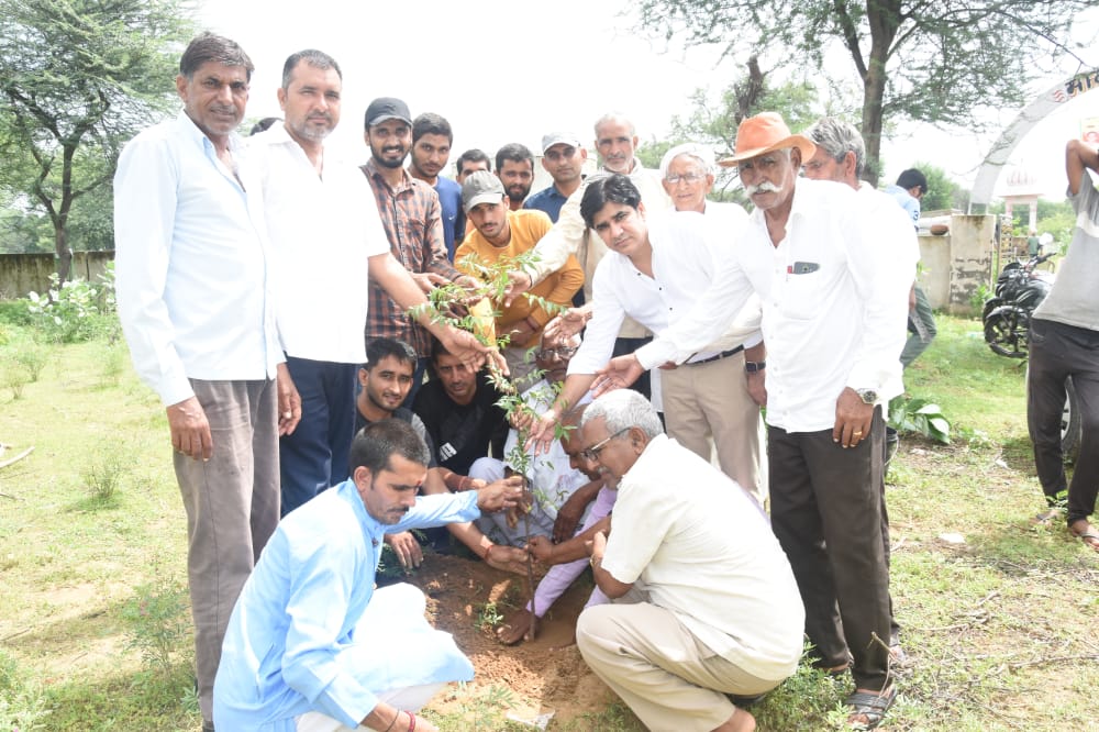 KingomSmec's tweet photo. @digital_sami with the help of villagers plantation of 251 saplings, Donated by Shri Parmeshwar Lal&amp;Family at Moksha Dham in Sesam village done under @academy_csc #MeraGaonMeraPride CSR initiative- https://t.co/HEO1t2Og9O. Well done @Subhashcscsikar 
@dintya15 
@PatankarRishi https://t.co/AqGleSXVYq
