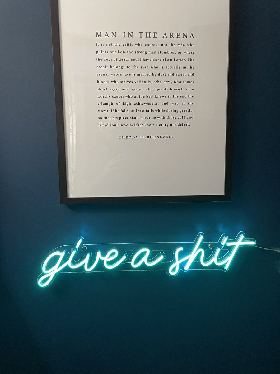 New home office decor just dropped! Give a shit.