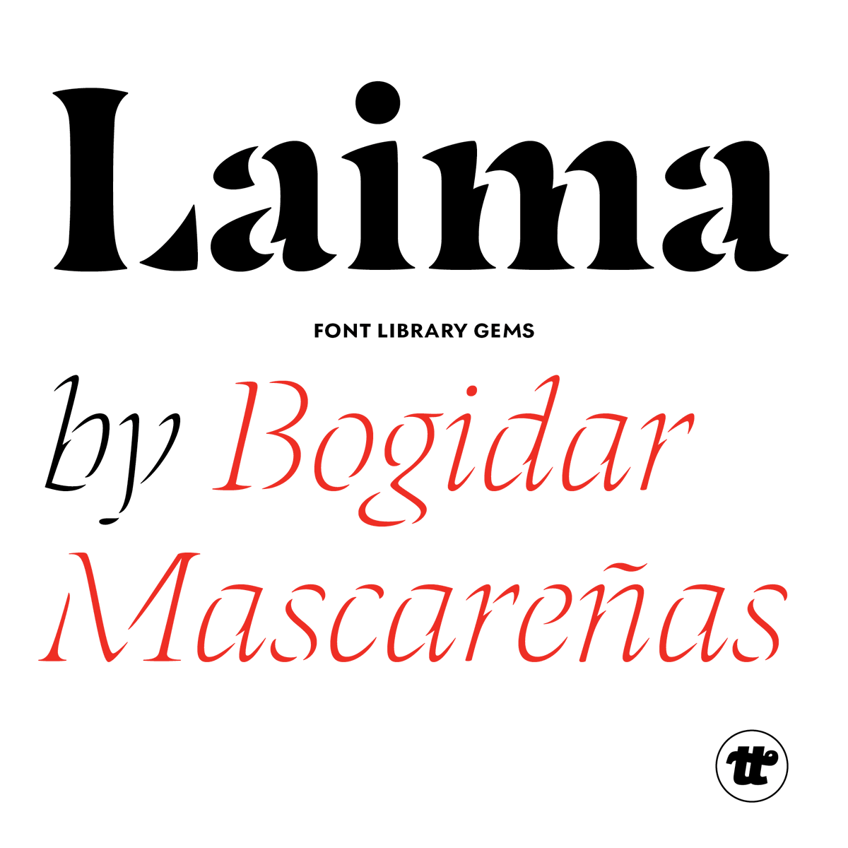 TypeTogether's tweet photo. Font Library Gems /// Bogidar Mascareñas' acclaimed Laima #font won a number of awards in 2019. It's easy to see why. Laima is a #calligraphy-inspired stencil made to look lively &amp; unexpected, perfect for branding, album art, upscale venues, and packaging. https://t.co/KuEJkwyUxh https://t.co/09MZdBwBl6
