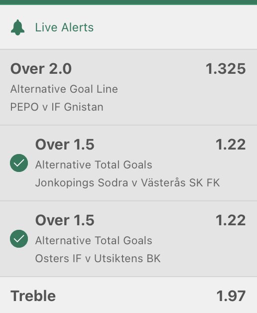 8Black_Inplay's tweet photo. Here’s all of todays bets 👇
#8BBOTD✅ 3u
#8BDoubleDouble✅ 2u
#8BTripleDouble✅ 2u
#8BBirthdaySpecial✅ .5u 🎉
Combining 1st 3 as an acca pays @ 6.67 0.5u
Would it be too much to ask the footballing gods for a clean sweep 🧹 🙏
GL if you’re on these ❤️
❤️’s & RT’s welcome https://t.co/cCL9HdaYCw