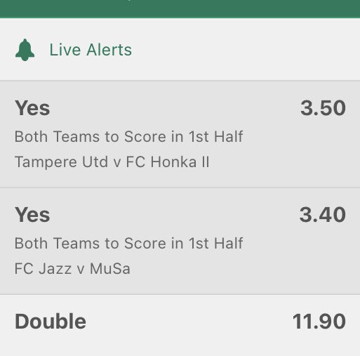 8Black_Inplay's tweet photo. Here’s all of todays bets 👇
#8BBOTD✅ 3u
#8BDoubleDouble✅ 2u
#8BTripleDouble✅ 2u
#8BBirthdaySpecial✅ .5u 🎉
Combining 1st 3 as an acca pays @ 6.67 0.5u
Would it be too much to ask the footballing gods for a clean sweep 🧹 🙏
GL if you’re on these ❤️
❤️’s & RT’s welcome https://t.co/cCL9HdaYCw