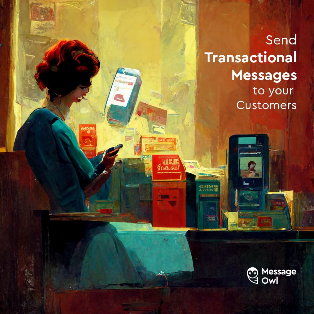 Our console is now ready to help you reach to your customers promoting your business or giving real time transactional updates.

This artistic image was created using text captions / description 🤯