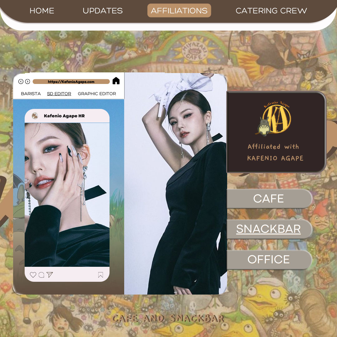 ㅤ
️
        ケイプ  🌱  KAFENIO AGAPE

       ʚ YSKAELLA ɞ
       ─┄ KAPE'S Editor.⠀
       is now serving you to fulfill the
       dreamy ambience of the night.  
️

️