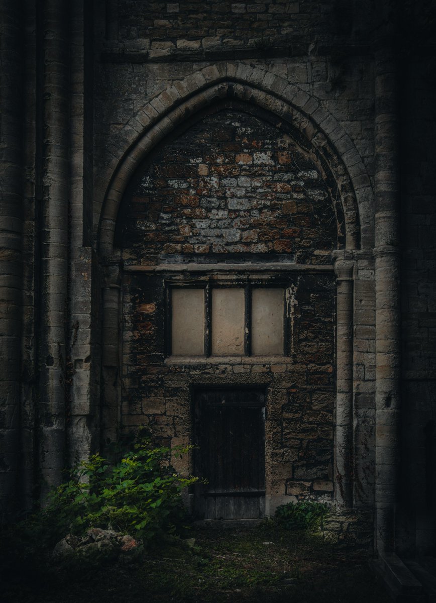 Spooky door at #MalmesburyAbbey