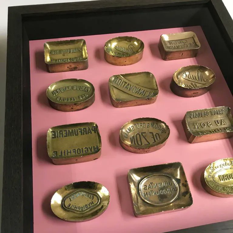 UckFramingCo's tweet photo. It's always great when customers bring something a little different in to be framed. This set of soap stamps that we mounted into a box frame got our stamp of approval!
#soapstamps #boxframe #customframing #uckfieldframingcompany https://t.co/VBvW69IYkd