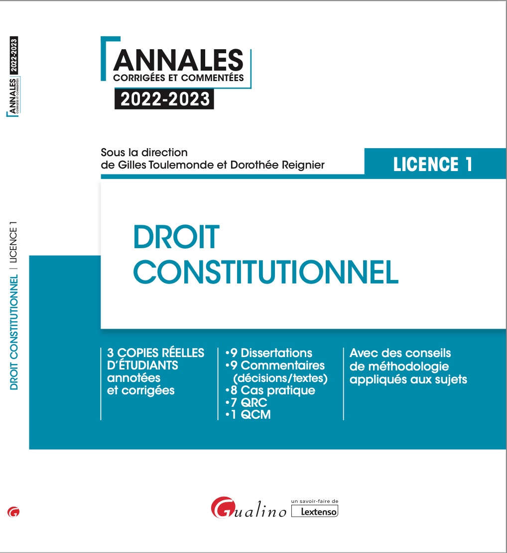 En librairie le 6 septembre. Des copies réelles corrigées et annotées et des sujets corrigés par de jeunes collègues (MCF, docteurs et doctorants) que nous remercions pour leur participation.