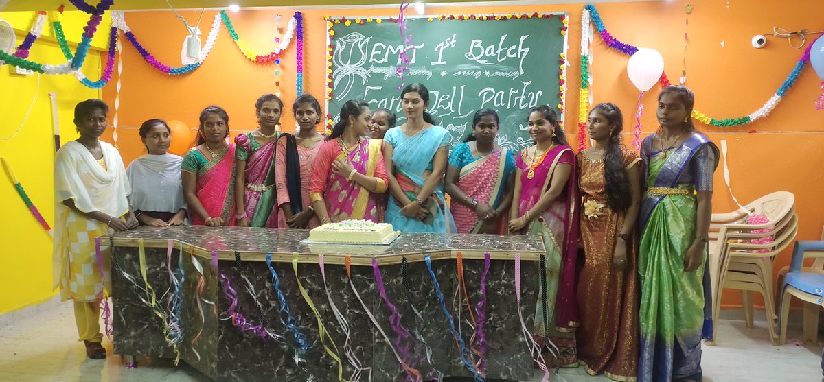 MultiNihar's tweet photo. FARE WELL WITH EMT FIRTST BATCH COMPLETION AT NIHAR SKILL CENTER https://t.co/dpnWqHAdB1