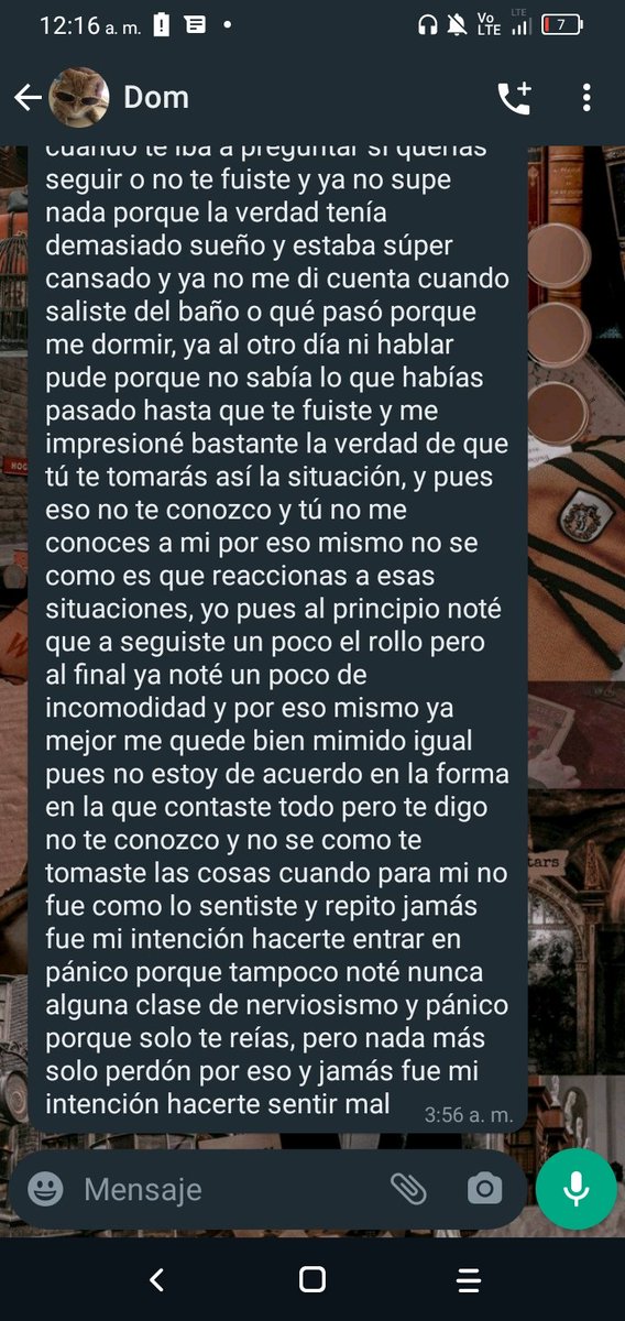 karsoser's tweet photo. ¿Qué no noto mi incomodidad? 
Aún cuando le decía que no me gustaba el contacto físico, que lo alejaba y me volteaba para que me dejara en paz. https://t.co/YGCaQgK9zD