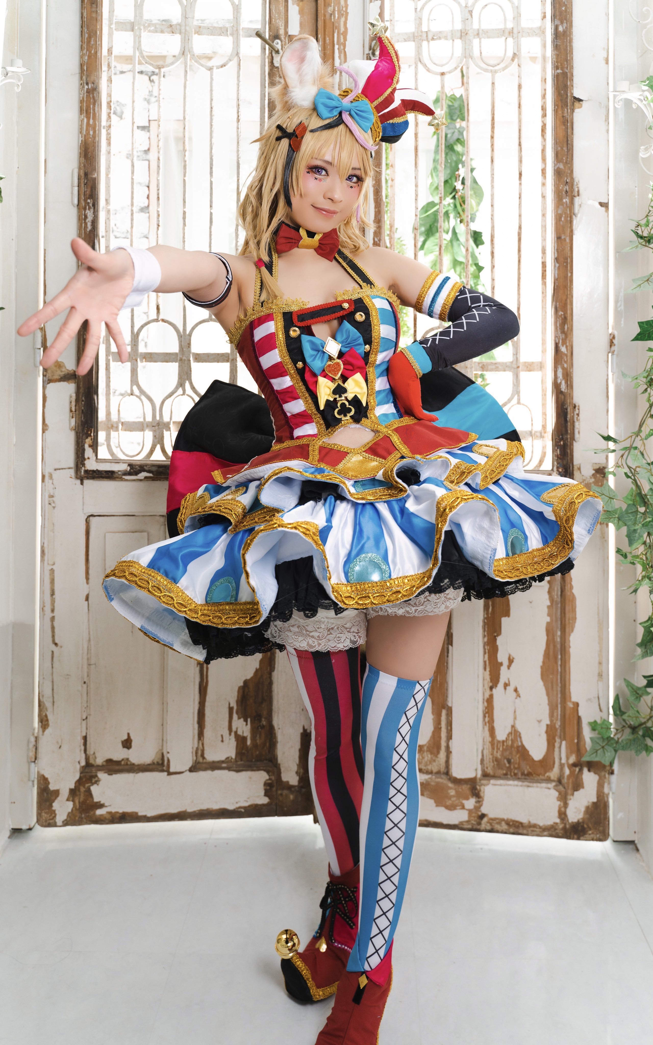 ホロライブ 水着 尾丸ポルカ コスプレ 眩しすぎた………☀️#尾丸ポルカコスプレ #ホロライブコスプレ