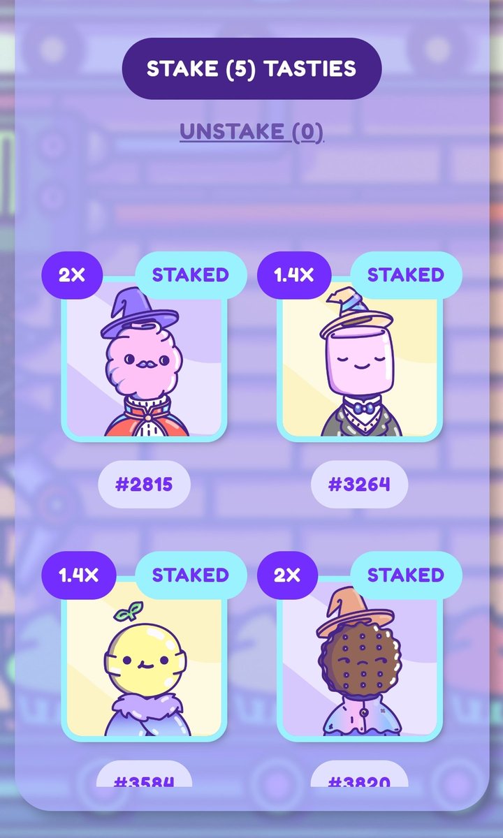 The Sweet staking is here. Grab a Tasties and be part of a solid community. Led by a great team 🚀🍪🍨🍬 <a href="/TastiesNFT/">Tasties 🍬</a> #Tastiescult #NFTCommunity #TastiesNFT