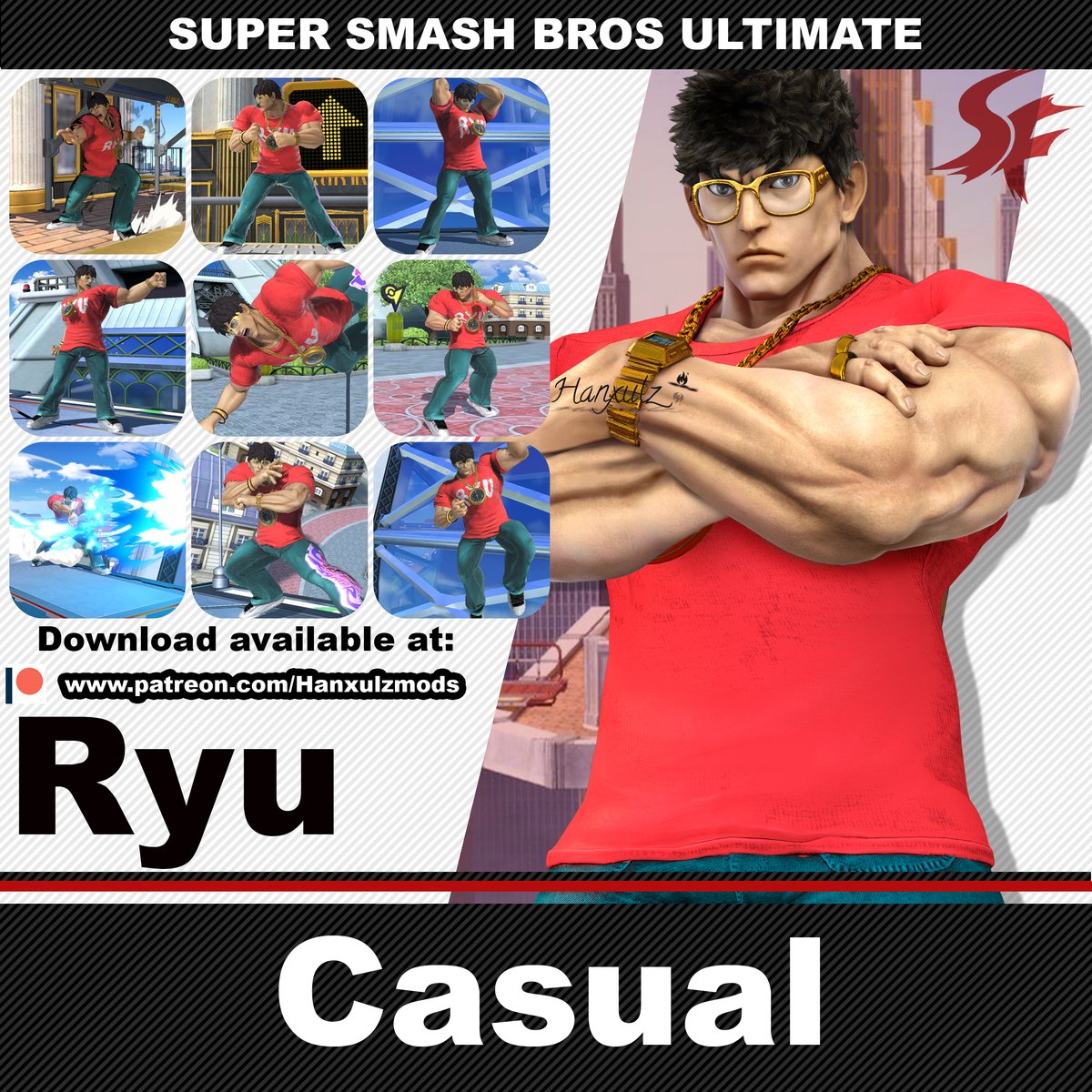 SSBU Mod: Ryu (Casual) Download Available here: https://t.co/MHjbLrKhoZ ...