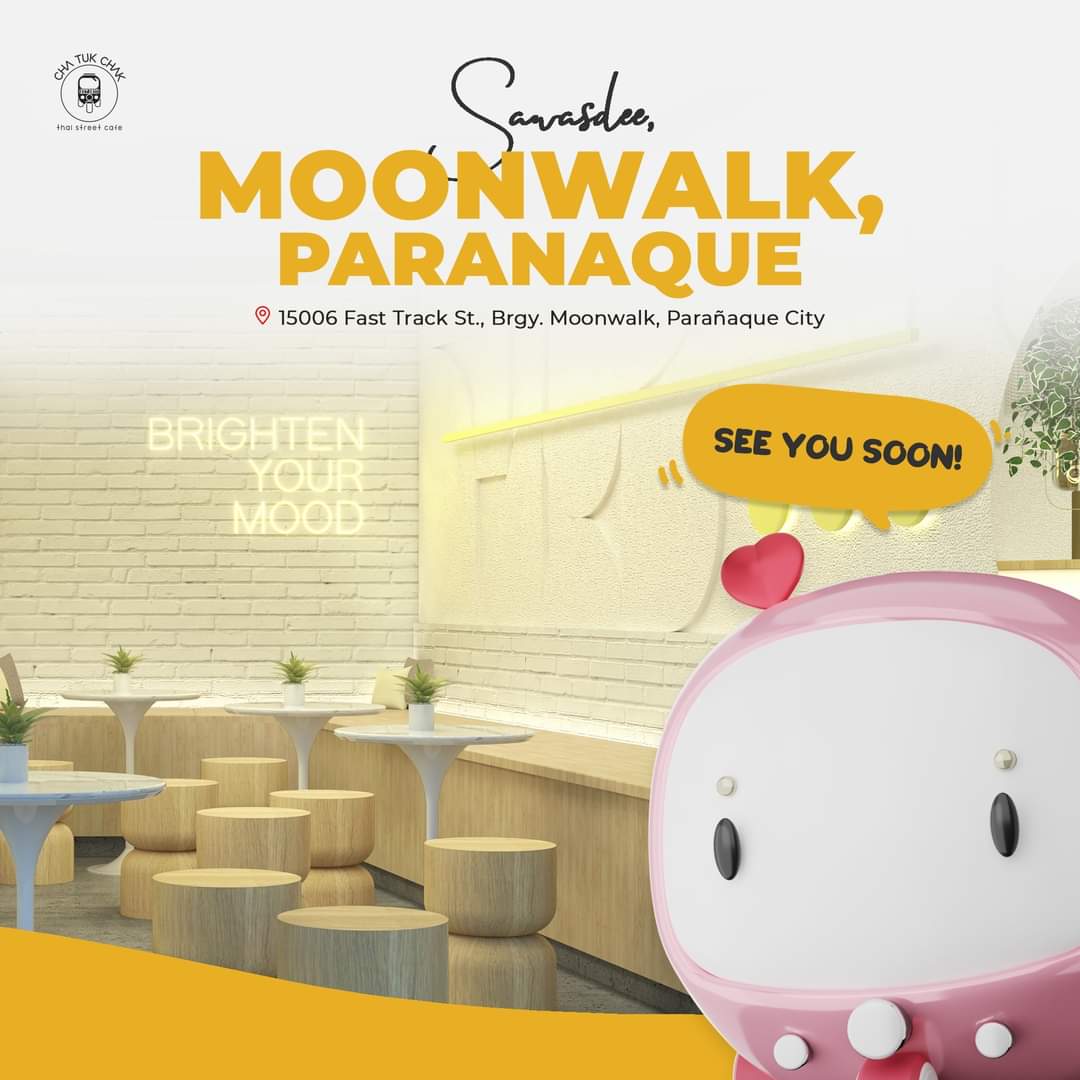 Hello Moonwalk, Parañaque! 🙂

We are getting ready to #BrightenYourMood this August. ⚙⚙⚙

See you soon! 

❤
TUKI