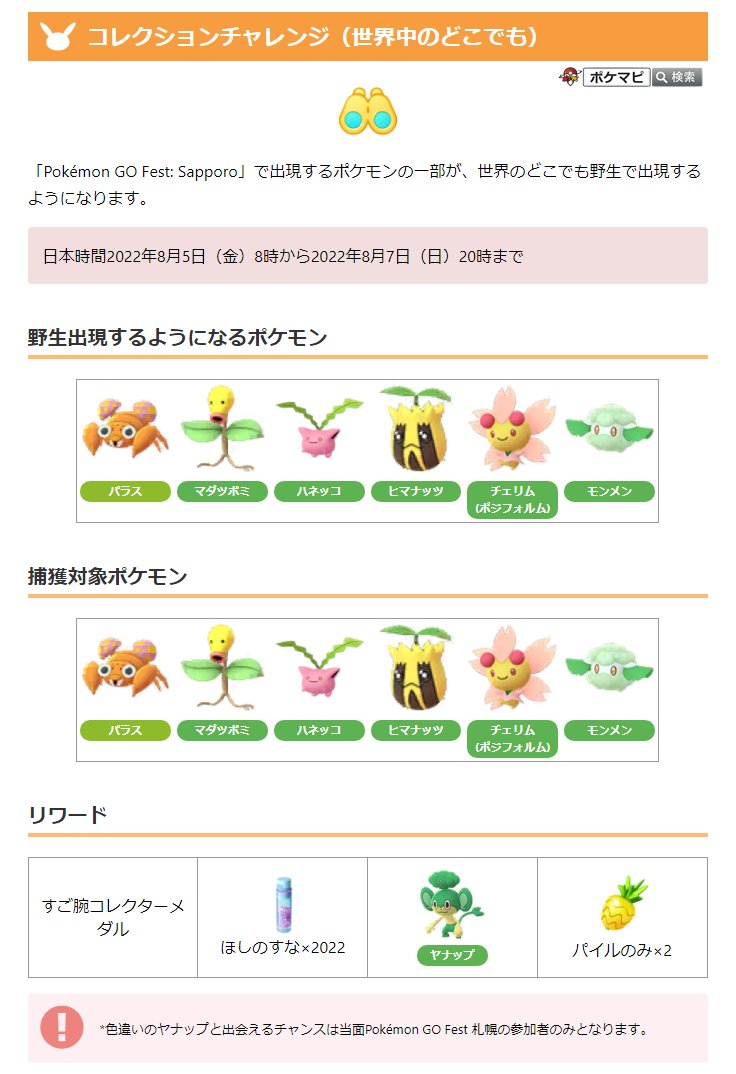 O Xrhsths ポケモンgo攻略情報 ポケマピ Sto Twitter Pokemon Go Fest Sapporo の グローバルチャレンジ と コレクションチャレンジ 世界中のどこでも の内容が発表されています グローバルチャレンジを達成すると むしタイプポケモンイベントのウルトラ