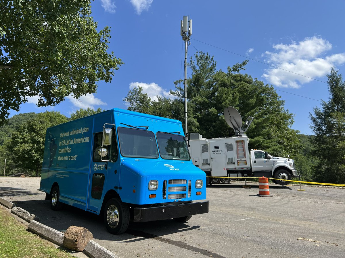 .<a href="/ChrisHoward_ATT/">Chris Howard</a> and I visited Buckhorn State Park today, while in Eastern Kentucky. Pulling into the park, the first thing you see is <a href="/FirstNet/">FirstNet, Built with AT&T</a>, supporting critical communications. We could not be more proud of the efforts of our FirstNet partners in the <a href="/SoutheastStates/">Southeast States</a>.