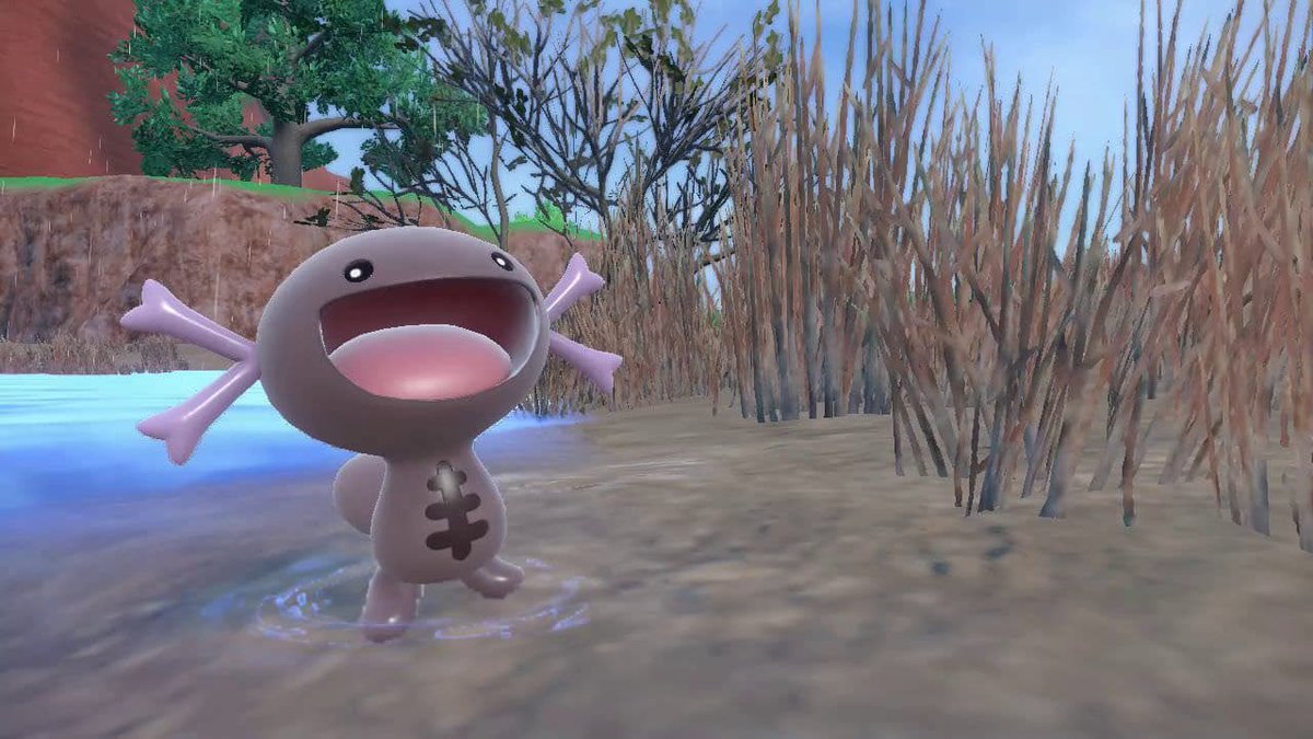 Shiningmew1230's tweet photo. if i see one more person call Paldean Wooper “pooper” i am going to be very angry how could you call him that he’s precious baby boy #stopthepaldeawooperslander
#PokemonScarletViolet #Wooper #Pokemon https://t.co/JaTMdpkJGW