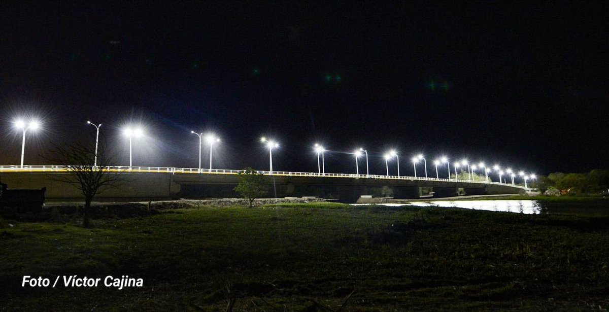 db_nicaragua's tweet photo. #Nicaragua | ¡BONITO! Así luce el Puente Panaloya construido por el Gobierno Sandinista para el pueblo presidente ✊🔴⚫️ https://t.co/jDGpTWFh8N