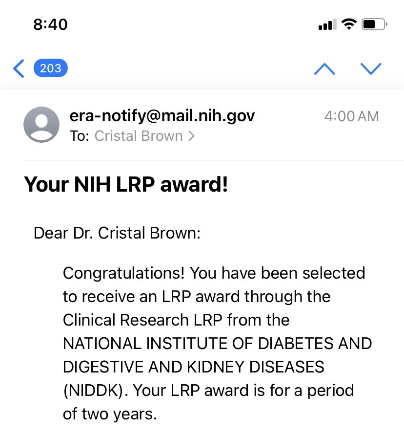 Extremely grateful to #NIHLRP and the support for palliative hepatology.  Grateful for awesome mentors that make this research possible. This is the beginning….