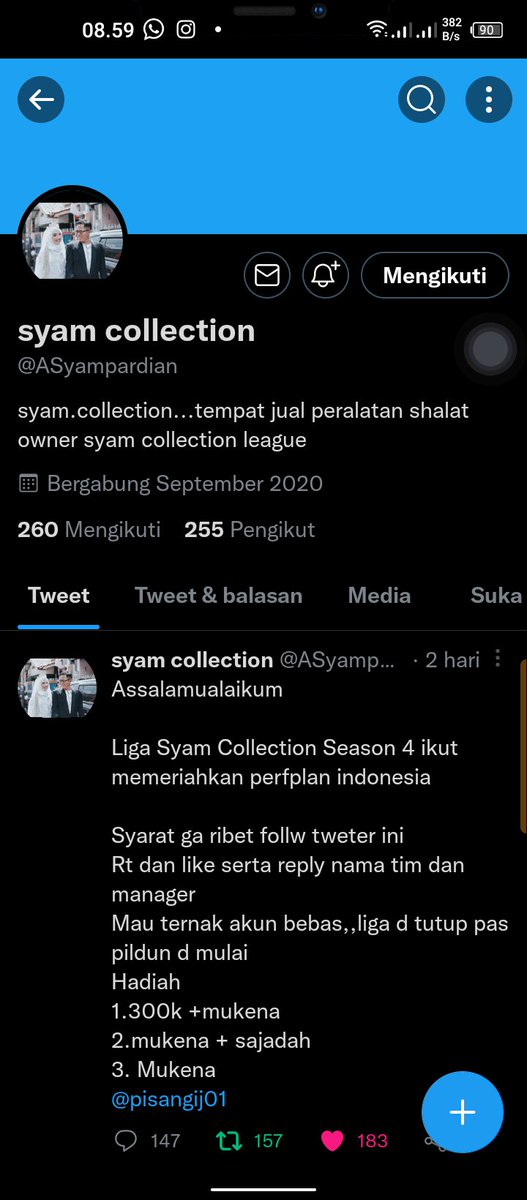 Bima tweet media