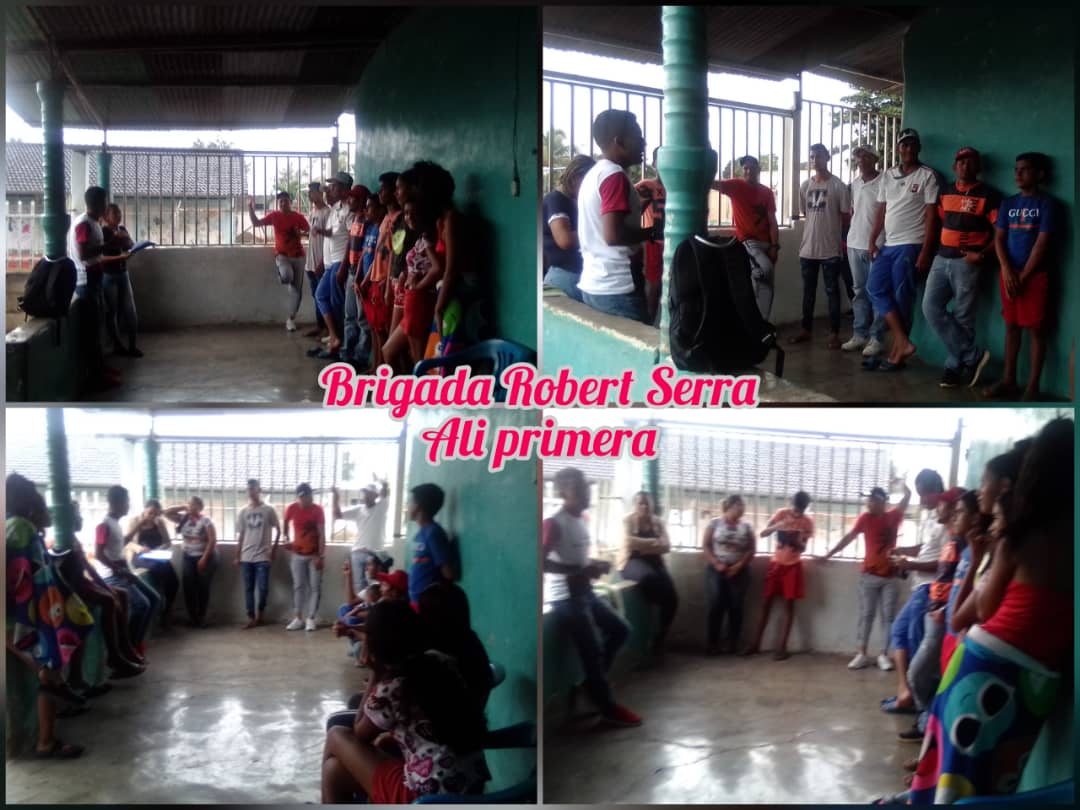 03||AgoConformación de BrigadaSeguimos avanzando está vez estuvimos en el Barrio Ali Primera dónde se conformo la Brigada Robert para motivar y incentivar a la Juventud  a trabajar por la comunidad y así empezar a construir la nueva mayoría para la victoria perfecta en el 2024