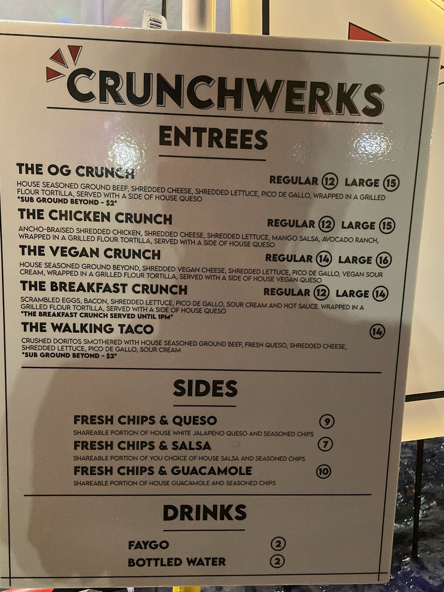 I would like to thank CRUNCHWERKS for holding down the Vegan Juggalos here at the gathering!!!! Your inclusivity is respected. I know y’all making a killing out there!!!! So many vegan vendors missed a bag today. Yall provided!!! <a href="/crunchwerks/">Crunchwerks</a>