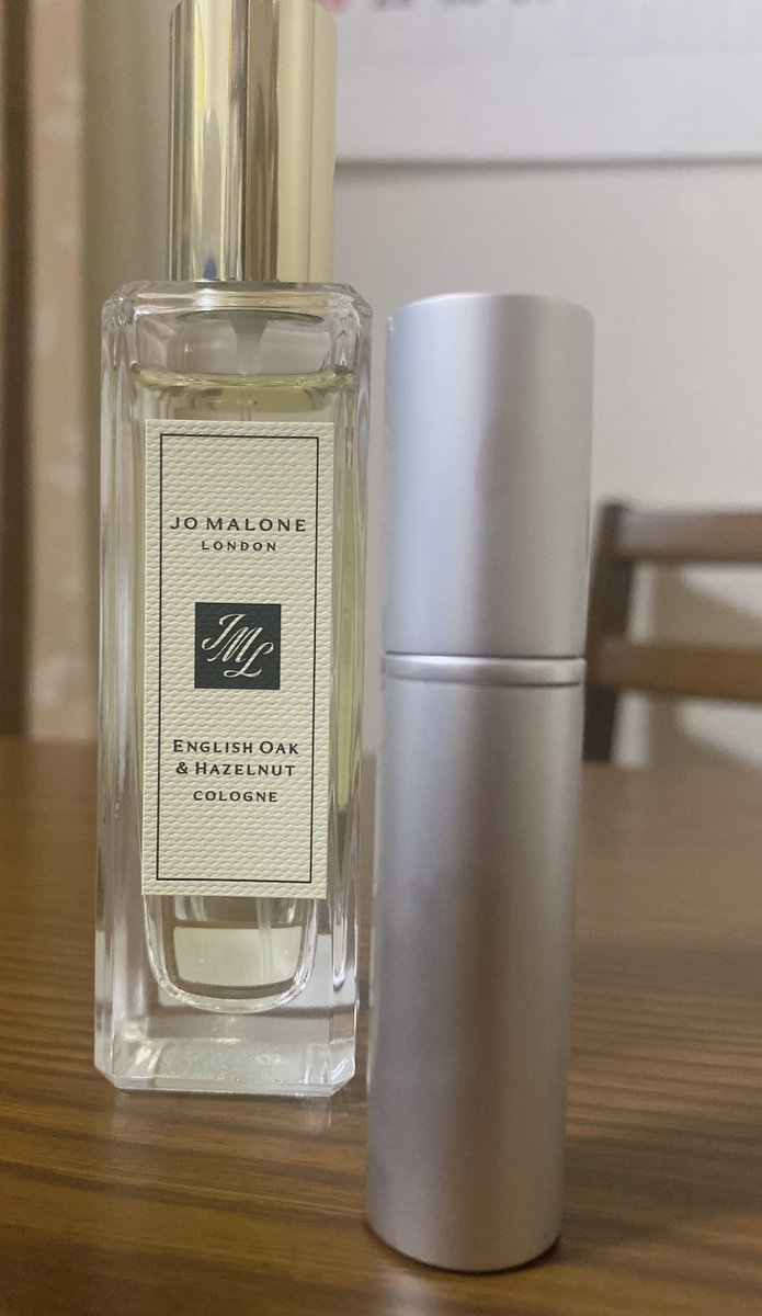 無印でアトマイザーを買ったので、大好きなジョーマローンの