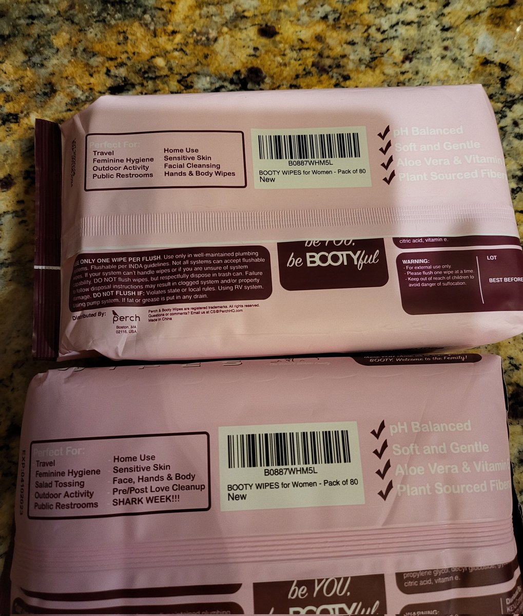 libramom1954's tweet photo. Why did you guys take the fun stuff off the packaging??? Shark weed and salad tossing need to be back on the back lol 

#bootywipes https://t.co/sVFTU3BcGh