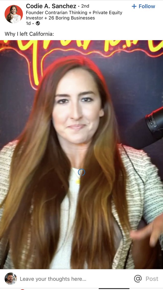 I  love when people complain and said they left California for whatever reason. If California was so bad why do people waste anytime talking about it? It’s really because of envy. California isn’t for the weak, it’s hard to live here and not for the weak but it’s great.