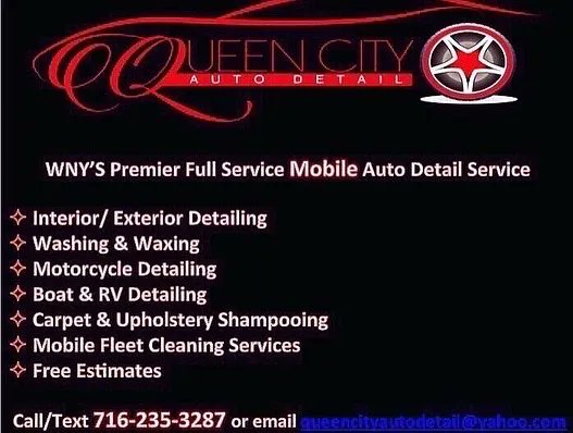 QueenCityAD's tweet photo. Buffalo NY's Premier Mobile Auto Detailing Service🤙🏾 Hassle and worry free mobile Detailing that comes to YOU!! 716-235-3287 https://t.co/suZeFPeTo0