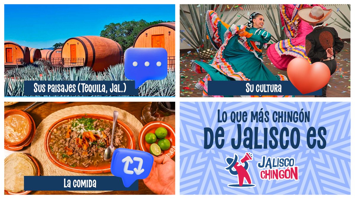 Este tuit es para reconocer qué es lo más chingón de Jalisco para ti 🤩

#Jalisco #Chingón