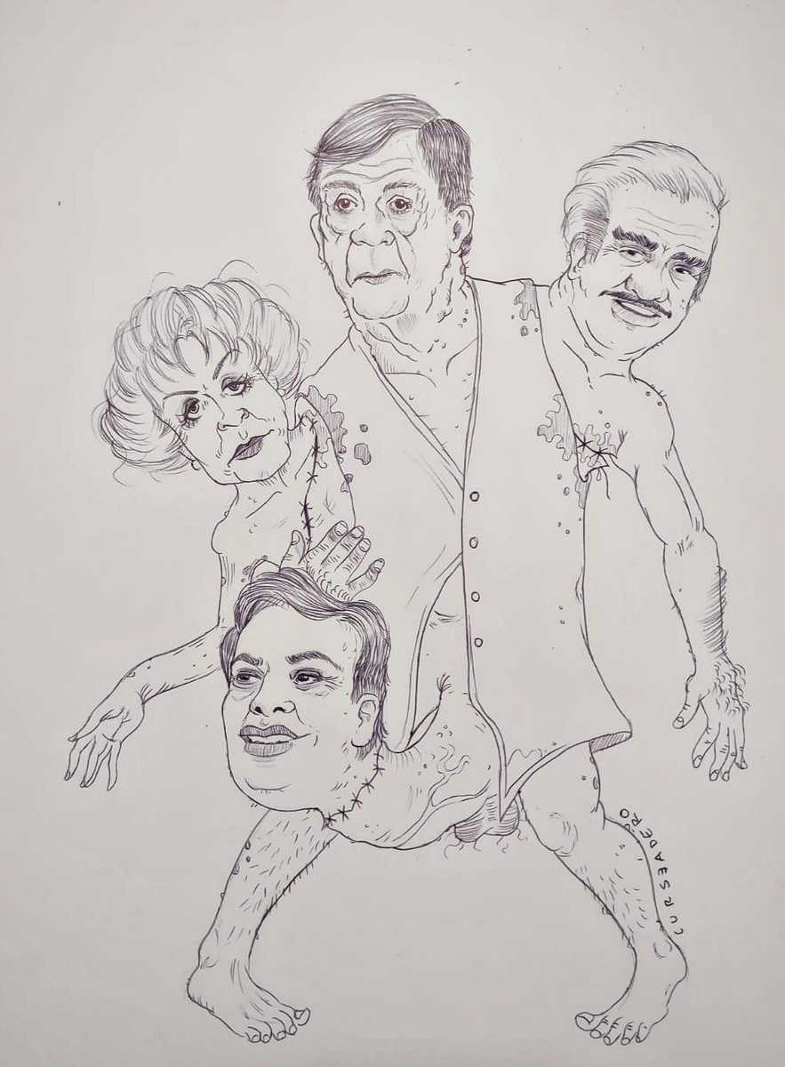 MapacheMR's tweet image. Una longevidad milenaria despertó un fuerte sentimiento de altruismo en Chabelo, quien utilizando su vitalidad infinita y a los cirujanos soviéticos, trajo de nuevo a la vida a Chente y Juanga y salvó de la muerte a la señora Pinal transplantandose a todos en su cuerpo.