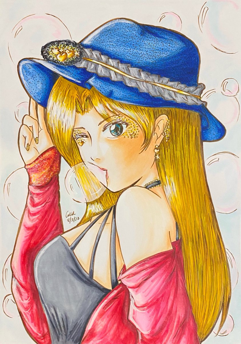 lynearart's tweet photo. Bubblegum #artistsontwitter #art #drawing #CopicPH #ZigPhilippines #FilipinoArtist #AustralianArtist @ArtMutuals https://t.co/Nc2CkrDykE
