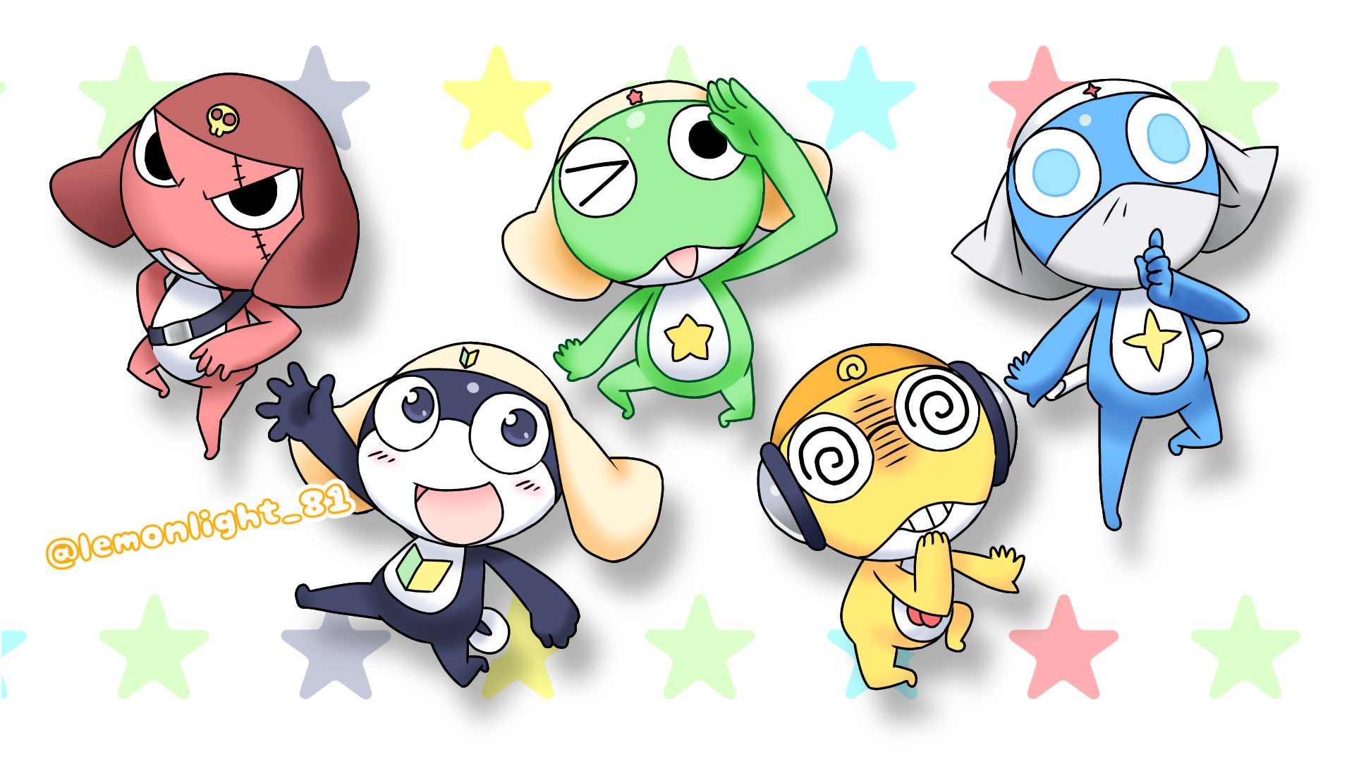 ʚ 𝐋𝐄𝐌𝐎𝐍 𝐋𝐈𝐆𝐇𝐓 ɞ ケロロ小隊 描いてみました ケロロ ケロロ軍曹 ケロロ小隊