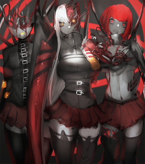 再生/Regenerate
私の子たち、ELINAEMENは死を求めている異形や異形娘です、悪意(ネガティブな感情)と死体から生み出された彼女たちはその悪意がいる限り、たとえ存在が消されて、嫌でも復活する.彼女たちはただ安らかに眠りたいだけ 