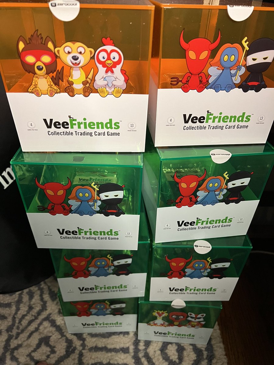 jeremyknowsVF's tweet image. We’re about to break 8 boxes on Twitch.
#veefriendscardopening @veefriends @garyvee @Corso52 
.
.
JeremyKnows.com/live
Let’s get it - @RealChalamet @TimofeyDebkov