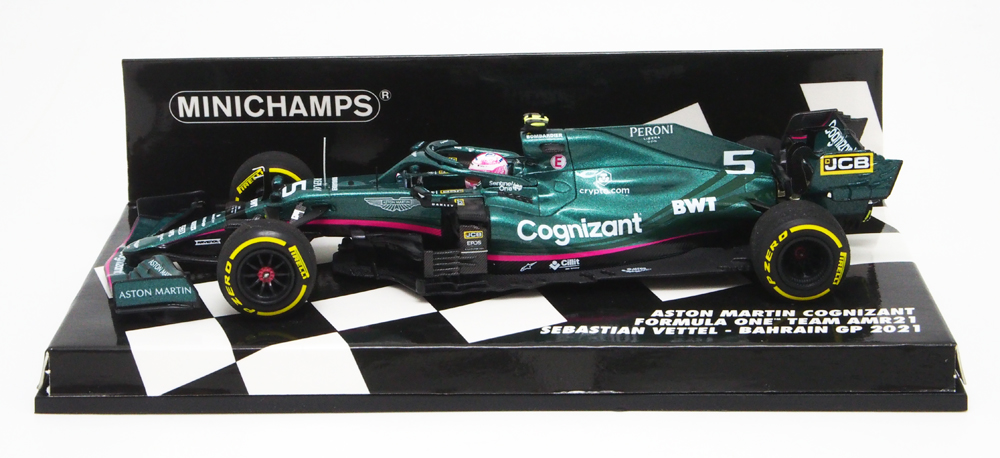 ミニチャンプス 1/43 アストンマーチン AMR21 ベッテル バーレーンGP