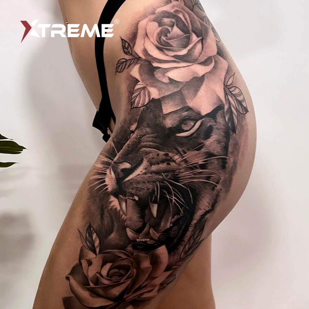 Stunning Tiger Tattoos for Female Thighs