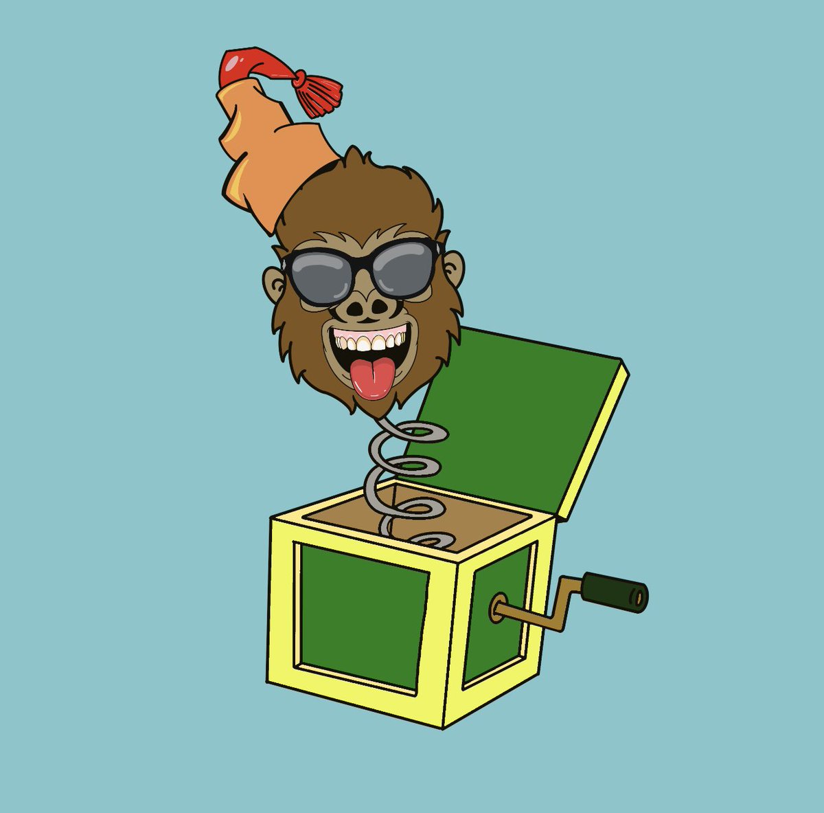 The first of its kind!! #NFTINABOX                   Give us a follow, retweet and stay tuned!! Some fun times ahead 👀 #NFTs #Ethereum #BAYC #nftart #NFTCommunity #ApeInABox #seriesone #whatsnext