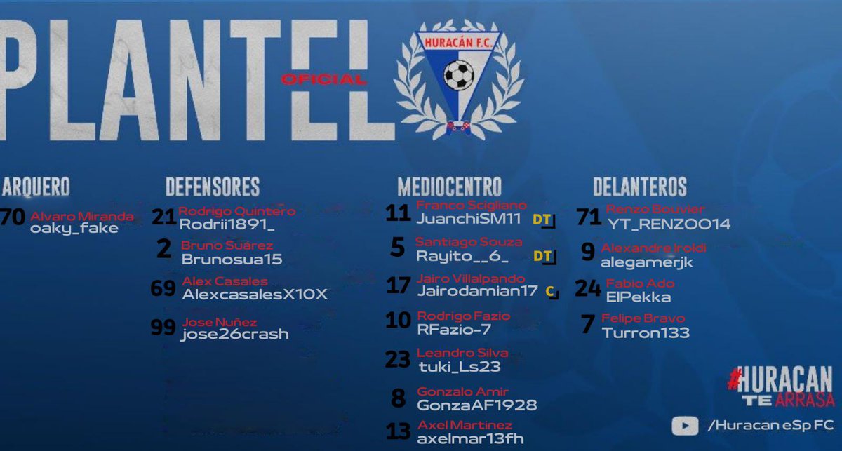 HURACAN FC ESPORTS 🌪 tweet media