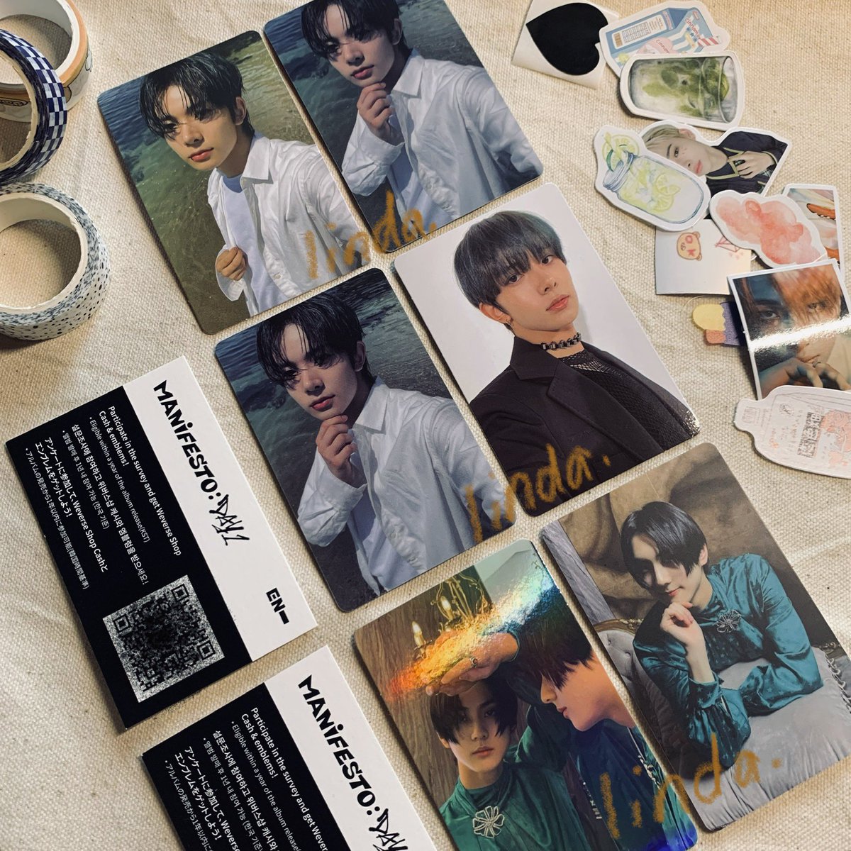 kuromhee15's tweet photo. 🫶🏼 GIVEAWAY! 🫶🏼 | #lindagives

Heeseung &amp; Jungwon Photocards
- a total of 3 winners will be picked via randomizer on Aug 8 11:59 P.M.
- winners will shoulder lsf (i reco via flash!)

to join:
•like &amp; rt this twt
•reply w your favorite en- ot7 pic

GOOD LUCK! 🐙 https://t.co/j9rNURR5hF