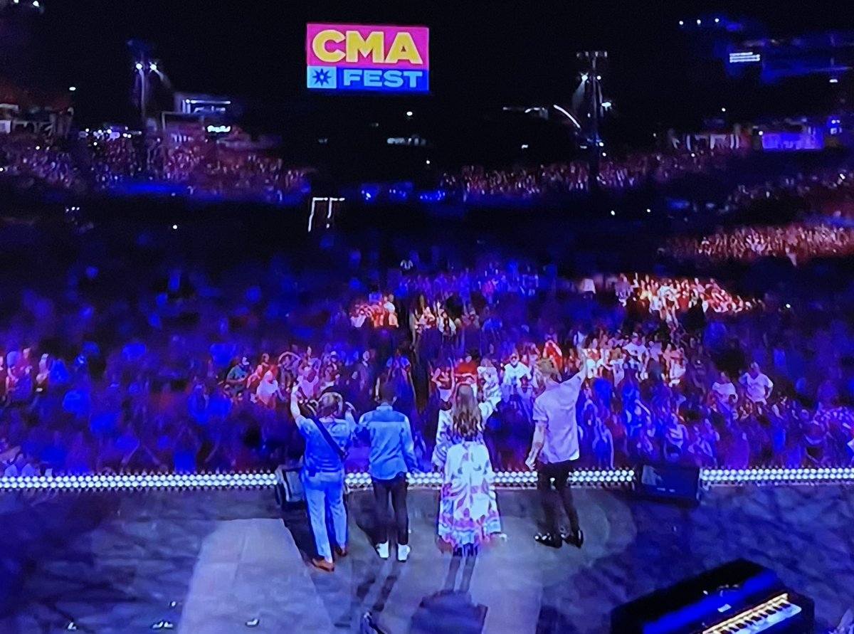 It’s a quarter after one and I need you to put <a href="/breland/">Breland</a> down. No up and coming country artist was harmed during this amazing performance by <a href="/ladya/">Lady A</a> at the #CMAFest