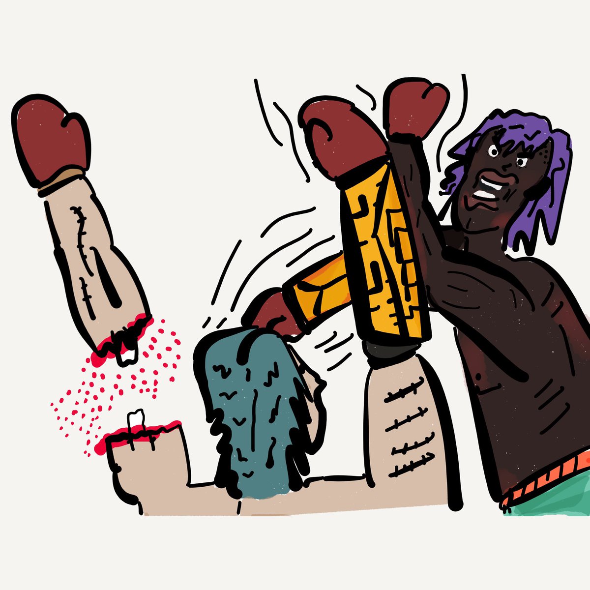 cesarshoot's tweet photo. Encuentro #dibujos #dibujodeldia #skech #skechbook #draw #friki #box #fight #fighter #pelea #lucha #FelizMiercoles https://t.co/ghM68tCITV